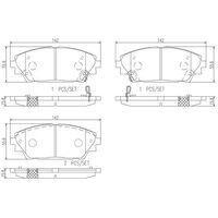 Brembo Front Brake Pads Set P49050N