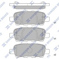 HiQ Rear Brake Pads Set SP1184