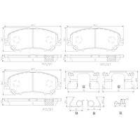 Brembo Front Brake Pads Set P56100N