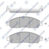 HiQ Front Brake Pads Set SP4080