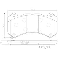 Brembo Front Brake Pads Set P37018N