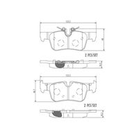 Brembo Rear Brake Pads Set P06094N