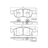 Brembo Front Brake Pads Set P50109N