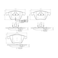 Brembo Front Brake Pads Set P85129N