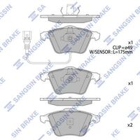 HiQ Front Brake Pads Set SP2446