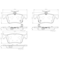 Brembo Rear Brake Pads Set P28089N