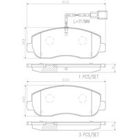 Brembo Front Brake Pads Set P68062N