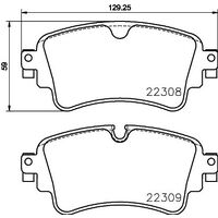 Brembo Rear Brake Pads Set P85154N