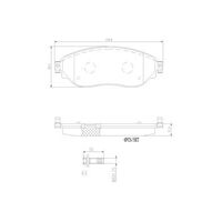 Brembo Front Brake Pads Set P59082N
