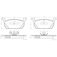 Brembo Front Brake Pads Set P85167N