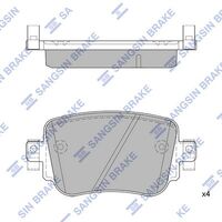 HiQ Rear Brake Pads Set SP1900