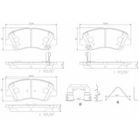 Brembo Front Brake Pads Set P30122N