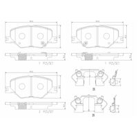 Brembo Front Brake Pads Set P59096N