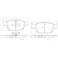 Brembo Front Brake Pads Set P86027N