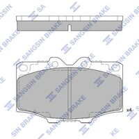 HiQ Front Brake Pads Set SP1378