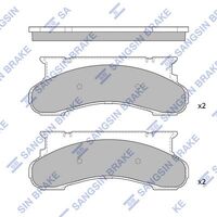 HiQ Front Brake Pads Set SP1304