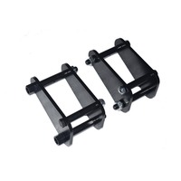 Pair Front 2"50Mm Extended Shackles Fit Toyota Landcruiser 73 74 75 40 60 series