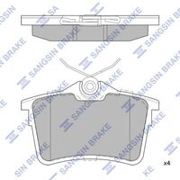 HiQ Rear Brake Pads Set SP1824