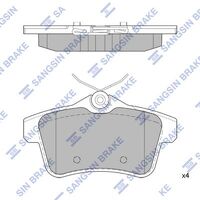 HiQ Rear Brake Pads Set SP1881