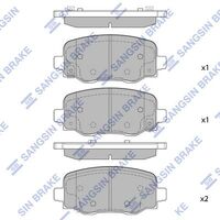 HiQ Rear Brake Pads Set SP1917