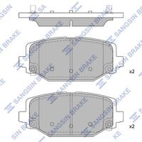 HiQ Rear Brake Pads Set SP1950