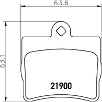 Hella Pagid Brake Pad Set T1139