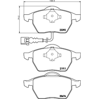 Hella Pagid Brake Pad Set T1154