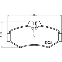 Hella Pagid Brake Pad Set T1170