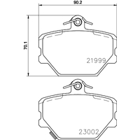 Hella Pagid Brake Pad Set T1176