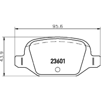 Hella Pagid Brake Pad Set T1260