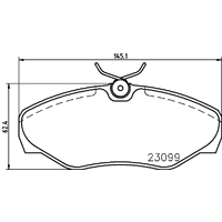Hella Pagid Brake Pad Set T1424