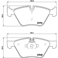 Hella Pagid Brake Pad Set T1448