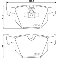 Hella Pagid Brake Pad Set T1494