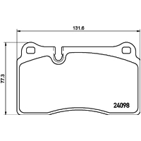 Hella Pagid Brake Pad Set T1499