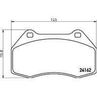 Hella Pagid Brake Pad Set T1532