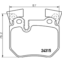 Hella Pagid Brake Pad Set T1620