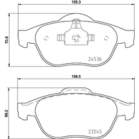 Hella Pagid Brake Pad Set T1690
