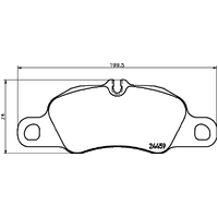 Hella Pagid Brake Pad Set T1753