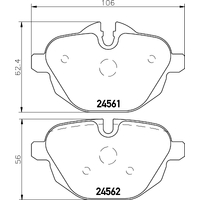 Hella Pagid Brake Pad Set T1769