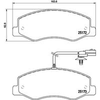 Hella Pagid Brake Pad Set T1971