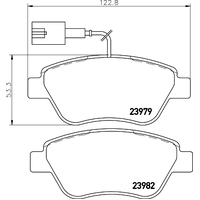 Hella Pagid Brake Pad Set T2003