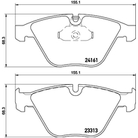 Hella Pagid Brake Pad Set T2029