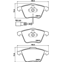 Hella Pagid Brake Pad Set T2084