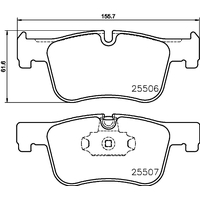 Hella Pagid Brake Pad Set T2164
