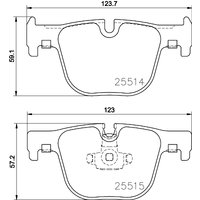 Hella Pagid Brake Pad Set T2165