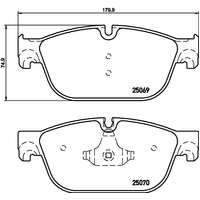 Hella Pagid Brake Pad Set T2310