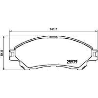 Hella Pagid Brake Pad Set T2328