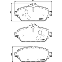 Hella Pagid Brake Pad Set T2372