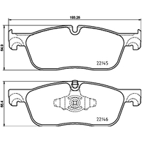 Hella Pagid Brake Pad Set T2452