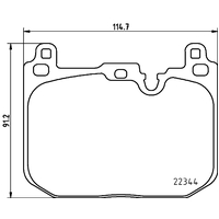 Hella Pagid Brake Pad Set T2479